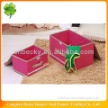 Classical design useful foldable fabric cute and small storage boxes